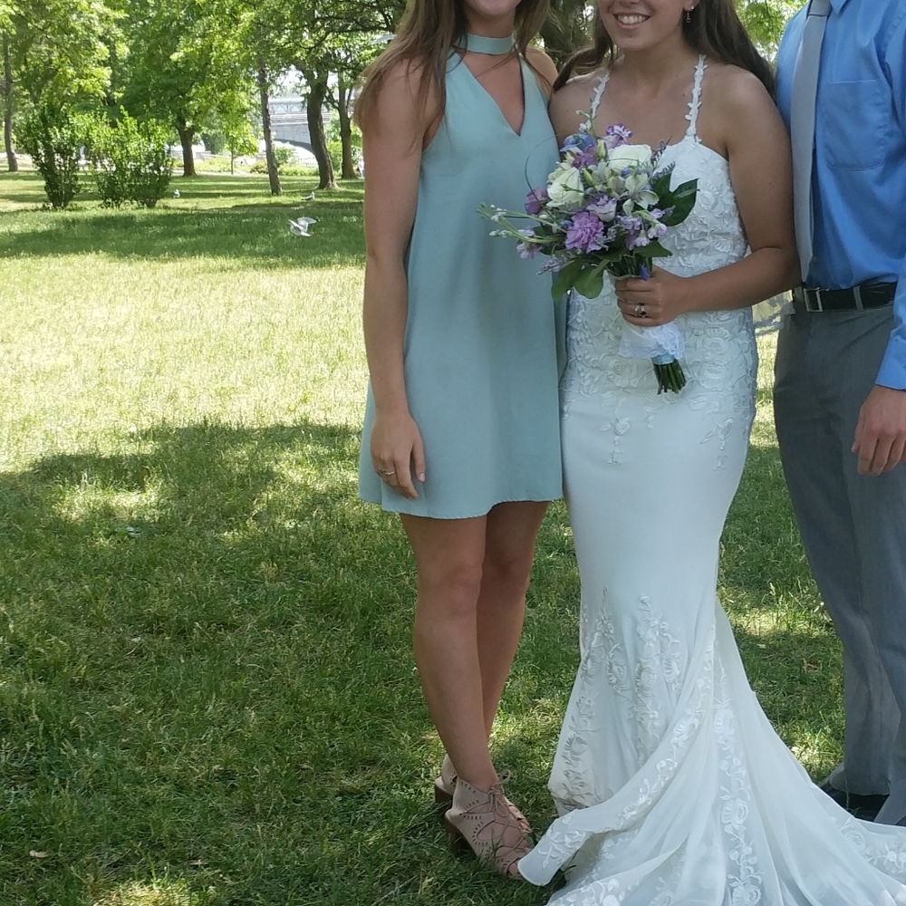 Pale mint green Forever 21 dress